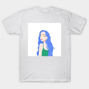 Portrait of a young woman T-Shirt